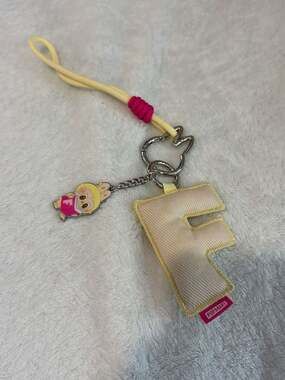 Pop Mart The Monsters Labubu Alphabet Bag Charm Letter F